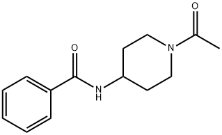 벤즈아미드,N-(1-아세틸-4-피페리디닐)-(9CI) 구조식 이미지