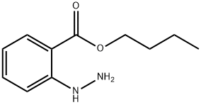 Benzoic acid, 2-hydrazino-, butyl ester (9CI) Structure