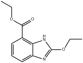 BENZIMIDAZOLE-4-CARBOXYLIC ACID 2-ETHOXY ETHYL ESTER 구조식 이미지