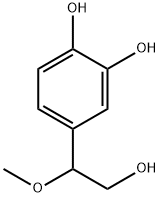 4-(2-Hydroxy-1-methoxyethyl)-1,2-benzenediol 구조식 이미지