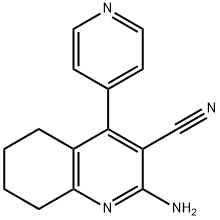 3-Quinolinecarbonitrile,2-amino-5,6,7,8-tetrahydro-4-(4-pyridinyl)-(9CI) Structure