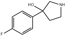 3-(4-FLUOROPHENYL)-3-PYRROLIDINOL Structure