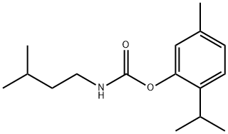 Thymol N-isoamylcarbamate Structure