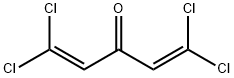 1,1,5,5-Tetrachloropenta-1,4-dien-3-on 구조식 이미지