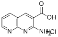 2-AMINO-[1,8]NAPHTHYRIDINE-3-CARBOXYLIC ACID HYDROCHLORIDE Structure