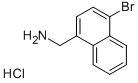 (4-BROMO-NAPHTH-1-YL)METHYLAMINE HYDROCHLORIDE Structure