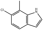 6-CHLORO-7-METHYLINDOLE Structure