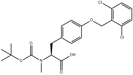 BOC-N-ME-TYR(2,6-DICHLORO-BZL)-OH Structure
