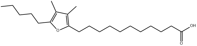 3,4-디메틸-5-펜틸-2-푸라운데칸산 구조식 이미지