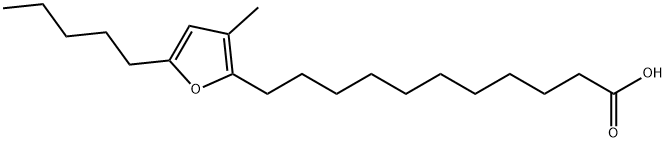 3-Methyl-5-pentyl-2-furanundecanoic Acid Structure