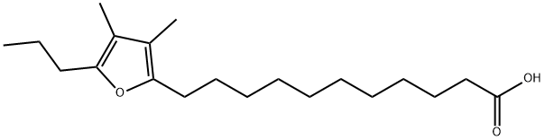 3,4-디메틸-5-프로필-2-푸라눈데칸산 구조식 이미지