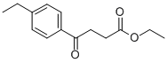 ETHYL 4-(4-ETHYLPHENYL)-4-OXOBUTYRATE Structure