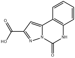 5,6-dihydro-5-oxo-pyrazolo(1,5-c)quinazoline-2-carboxylic acid Structure