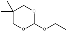 2-ETHOXY-5,5-DIMETHYL-1,3-DIOXANE 구조식 이미지