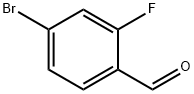 4-Bromo-2-fluorobenzaldehyde 구조식 이미지