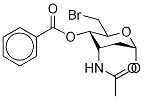 Methyl 3-Acetylamino-4-O-benzoyl-6-bromo-2,3,6-trideoxy -α-D-ribo-hexopyranoside Structure