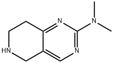 N,N-DIMETHYL-5,6,7,8-TETRAHYDROPYRIDO[4,3-D]피리미딘-2-아민 구조식 이미지