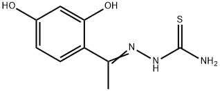 2-[1-(2,4-Dihydroxyphenyl)ethylidene]-1-hydrazinecarbothioamide Structure