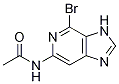AcetaMide, N-(4-broMo-3H-iMidazo[4,5-c]pyridin-6-yl)- Structure
