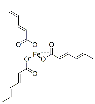 железо(3+)(Е,Е)-гекса-2,4-диеноат структурированное изображение