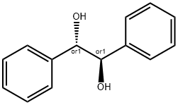 meso-1,2-Diphenyl-1,2-ethanediol 구조식 이미지