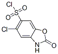 5-Chloro-2,3-dihydro-2-oxobenzoxazole-6-sulfonic acid chloride 구조식 이미지