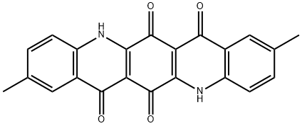 2,9-dimethylquino[2,3-b]acridine-6,7,13,14(5H,12H)-tetrone  구조식 이미지