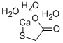 CALCIUM THIOGLYCOLATE TRIHYDRATE Structure