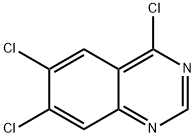 4,6,7-TRICHLOROQUINAZOLINE Structure