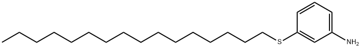 3-(헥사데실티오)아닐린 구조식 이미지
