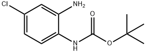 (2-AMINO-4-CHLORO-PHENYL)-CARBAMIC ACID TERT-BUTYL ESTER Structure