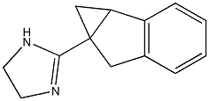 1H-Imidazole,2-(1a,6-dihydrocycloprop[a]inden-6a(1H)-yl)-4,5-dihydro-,(+)-(9CI) Structure