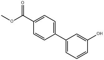 3'-HYDROXYBIPHENYL-4-CARBOXYLIC ACID METHYL ESTER Structure