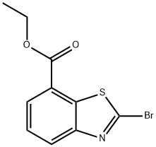 Ethyl 2-broMobenzo[d]thiazole-7-carboxylate Structure