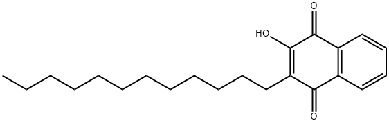 ACEQUINOCYL-HYDROXY Structure