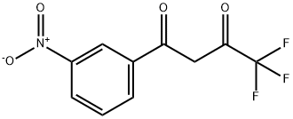 4,4,4-trifluoro-1-(3-nitrophenyl)butane-1,3-dione Structure