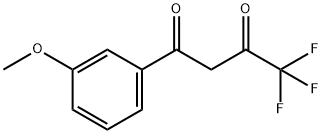 4,4,4-TRIFLUORO-1-(3-METHOXY-PHENYL)-BUTANE-1,3-DIONE Structure