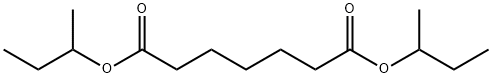 헵탄이산비스(1-메틸프로필)에스테르 구조식 이미지