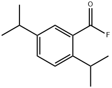 Benzoyl fluoride, 2,5-bis(1-methylethyl)- (9CI) Structure
