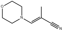 2-Propenenitrile,  2-methyl-3-(4-morpholinyl)-,  (E)-  (9CI) Structure