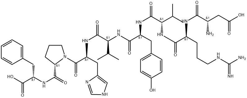 Angiotensin acetate Structure