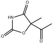 2,4-Oxazolidinedione, 5-acetyl-5-methyl- (9CI) Structure