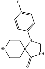 1-(4-fluorophenyl)-1,3,8-triazaspiro[4,5]decan-4-one Structure