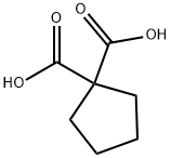 CYCLOPENTANE-1,1-DICARBOXYLIC ACID Structure