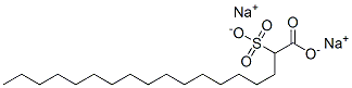 disodium 2-sulphonatooctadecanoate  Structure