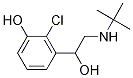 3-(2-(tert-butylaMino)-1-hydroxyethyl)-2-chlorophenol Structure