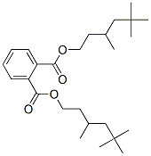 bis(3,5,5-trimethylhexyl) benzene-1,2-dicarboxylate Structure