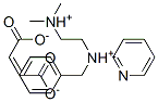 N'-benzyl-N,N-dimethyl-N'-pyridin-2-ylethylenediammonium maleate  Structure