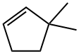 3,3-dimethylcyclopentene Structure