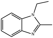 N-Ethyl-2-methylbenzimidazole 구조식 이미지